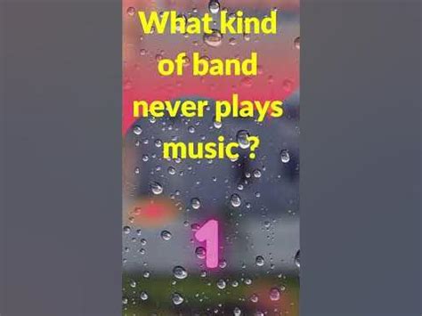 What Kind of Band Never Plays Music and What It Tells Us About Life